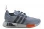 Preview: Adidas NMD_R1 silver/black silver/orange