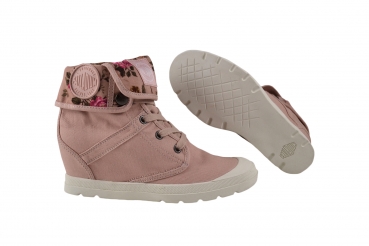 Palladium Pallaroute TW salmon pink/rose print