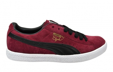 Puma Clyde Script team burgundy/black