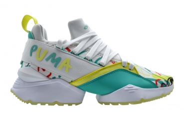 Puma Muse Maia SM white/sunny lime