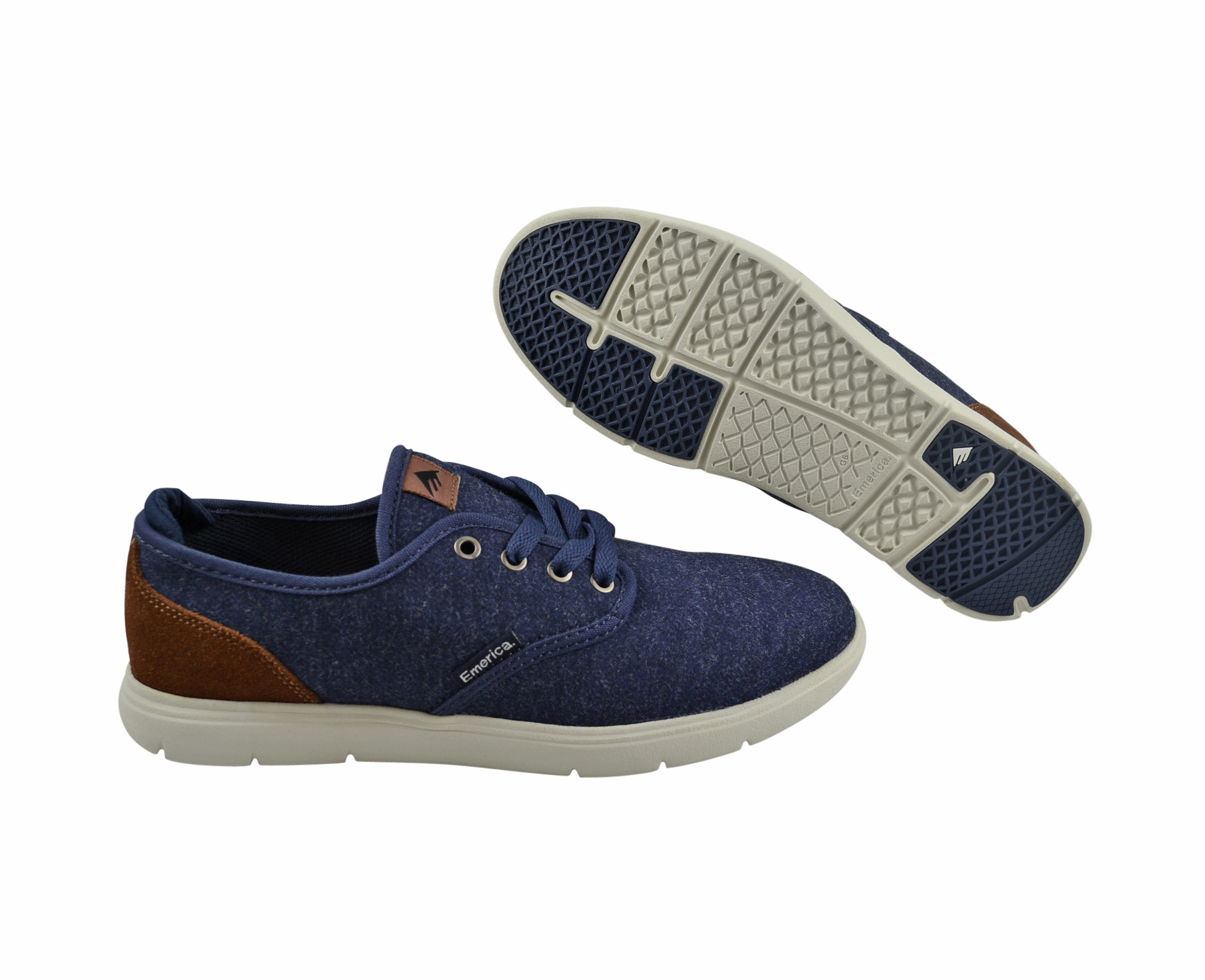 Sportstop24 Set L0 98480 Emerica Wino Cruiser LT navy brown white