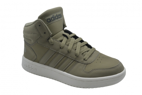 Adidas Hoops 2.0 MID orbit green/white tint