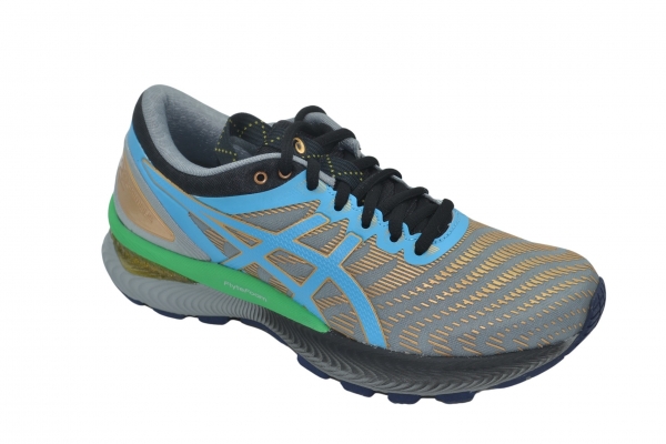 Asics FN1-S GEL-Nimbus 22 women stone grey/pure gold