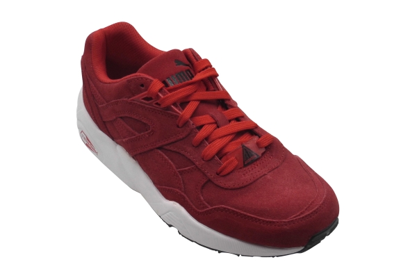 Puma R698 Allover Suede high risk red/white/black