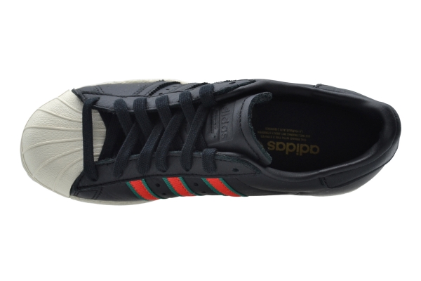 Adidas Superstar 80s cblack/green/red sld