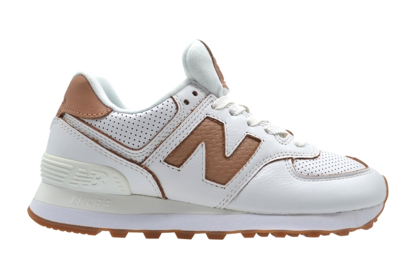 New Balance WL574 WNG white/brown