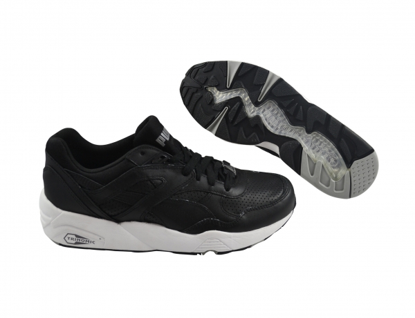 Puma R698 Core Leather black/black/drizzle