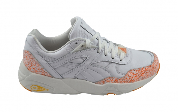 Puma R698 Snow Splatter Pack white/fluo orange