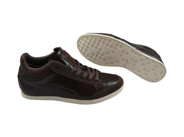 Puma Tarrytown Corduroy chocolate brown/white swan